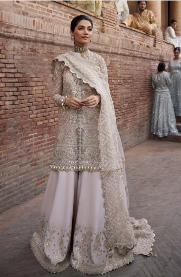 Meharbano Embroidered Pakistani Palazzo Suit