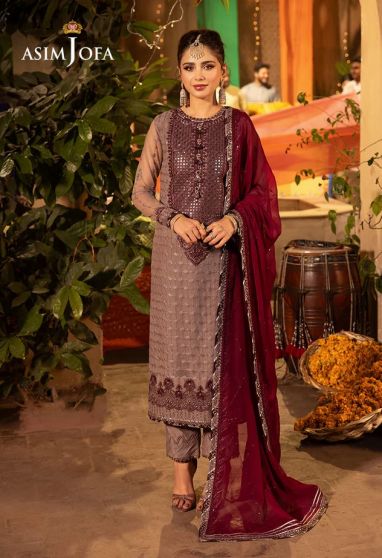 Chamak Damak Embroidered Pakistani Salwar Kameez