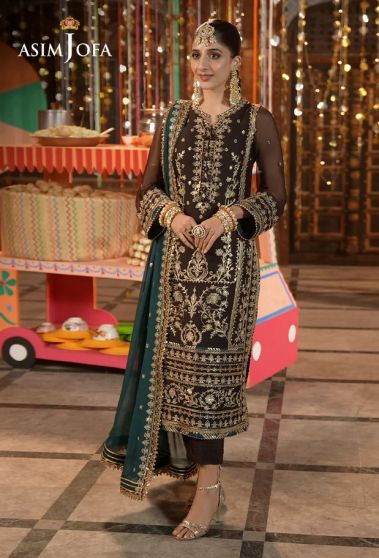 Chamak Damak Embroidered Pakistani Salwar Kameez