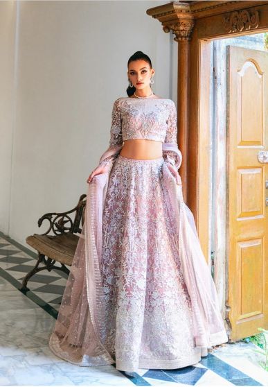 Simple party wear lehenga online