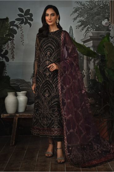 Night Glow Embroidered Pakistani Salwar Kameez