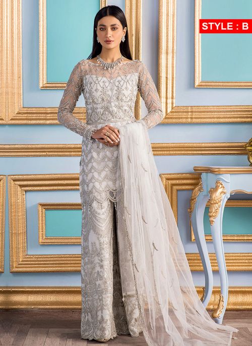 Le Tresor Fiona Embroidered Pakistani Lehenga Palazzo Suit