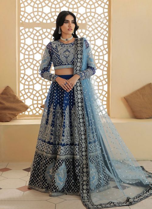 Mor Pankh Embroidered Pakistani Lehenga